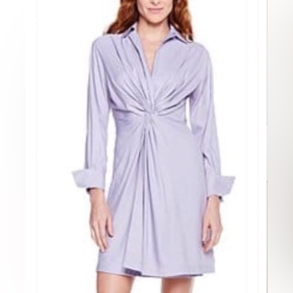Bryon Lars Long Sleeves Twist Front Dress. Size 14
